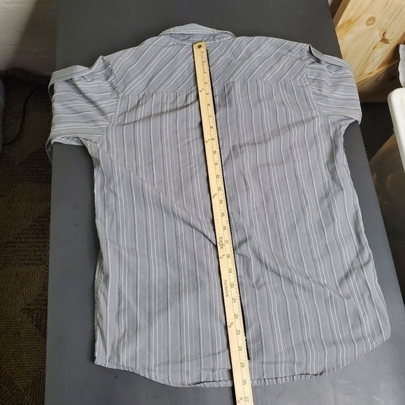 Tony Hawk Button Front Shirt Boys XL Casual Long Sleeve Cotton Grey - Picture 5 of 11